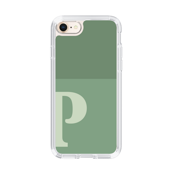 Slim Protection Case［ Original - initial two tone - P green ］
