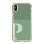Slim Protection Case［ Original - initial two tone - P green ］