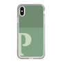 Slim Protection Case［ Original - initial two tone - P green ］