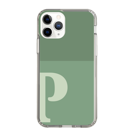 Slim Protection Case［ Original - initial two tone - P green ］