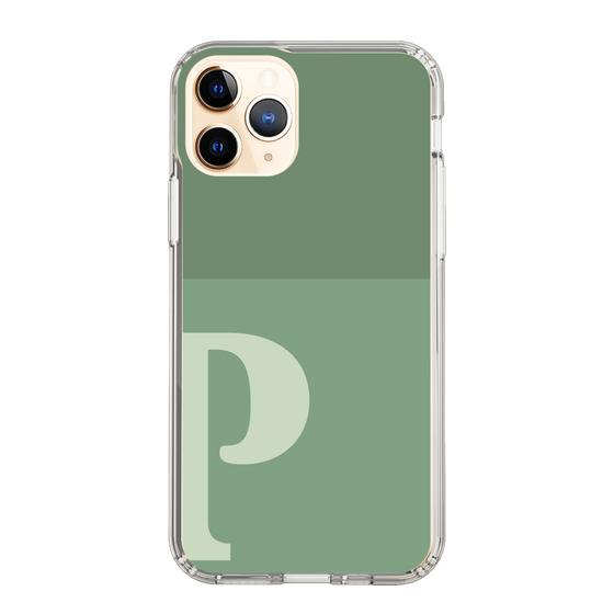Slim Protection Case［ Original - initial two tone - P green ］