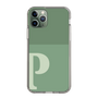 Slim Protection Case［ Original - initial two tone - P green ］