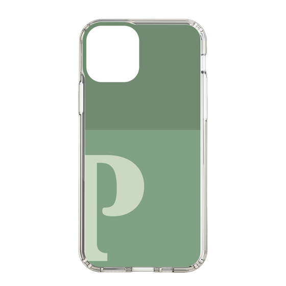 Slim Protection Case［ Original - initial two tone - P green ］
