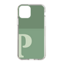 Slim Protection Case［ Original - initial two tone - P green ］