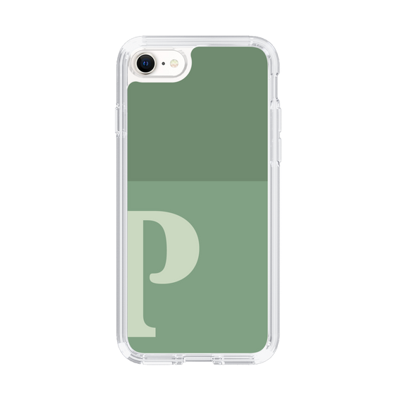 Slim Protection Case［ Original - initial two tone - P green ］