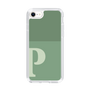 Slim Protection Case［ Original - initial two tone - P green ］