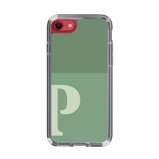 Slim Protection Case［ Original - initial two tone - P green ］