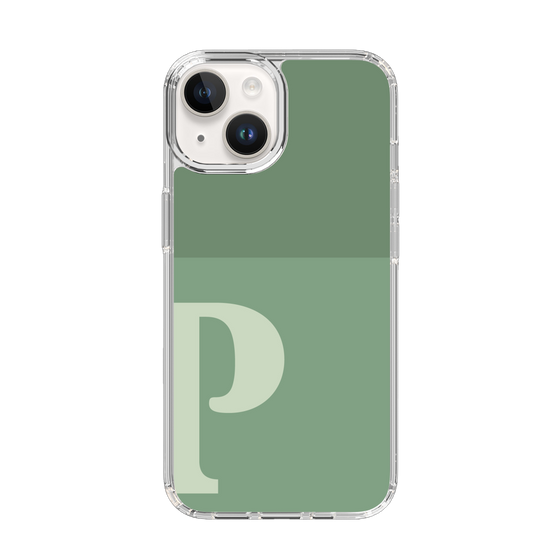 Slim Protection Case［ Original - initial two tone - P green ］