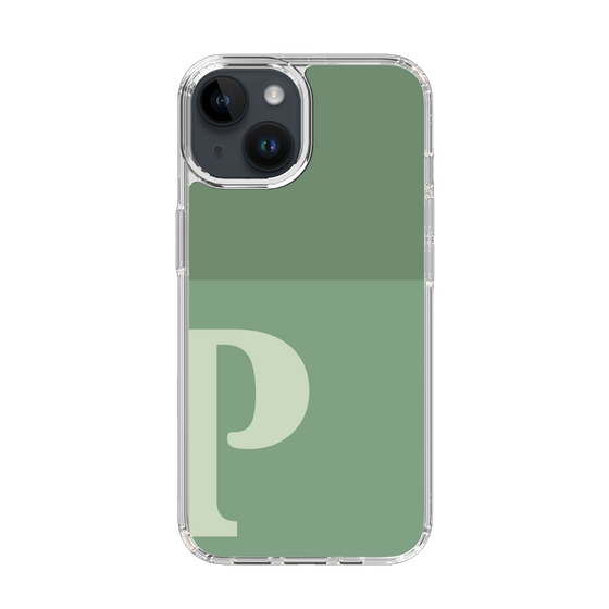 Slim Protection Case［ Original - initial two tone - P green ］