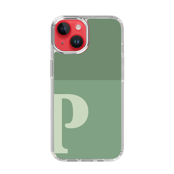 Slim Protection Case［ Original - initial two tone - P green ］