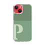Slim Protection Case［ Original - initial two tone - P green ］