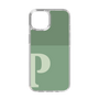 Slim Protection Case［ Original - initial two tone - P green ］