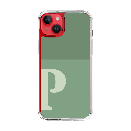 Slim Protection Case［ Original - initial two tone - P green ］