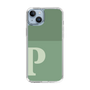 Slim Protection Case［ Original - initial two tone - P green ］