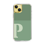 Slim Protection Case［ Original - initial two tone - P green ］