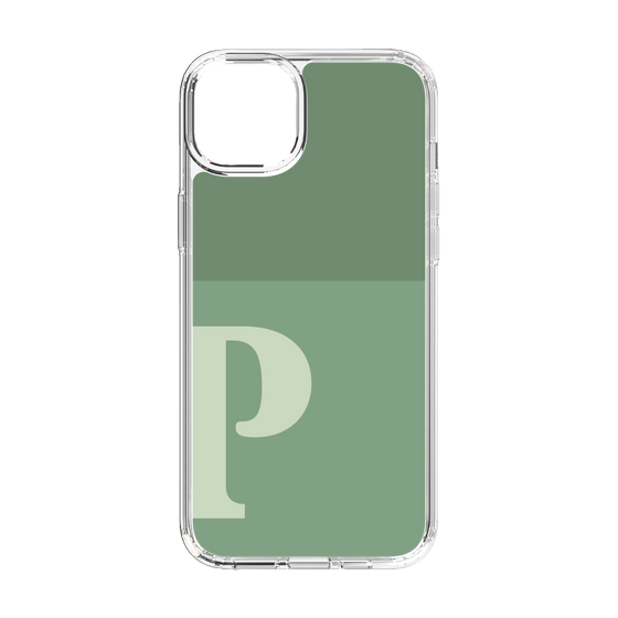 Slim Protection Case［ Original - initial two tone - P green ］