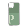 Slim Protection Case［ Original - initial two tone - P green ］