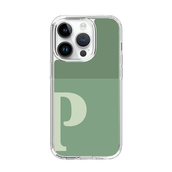 Slim Protection Case［ Original - initial two tone - P green ］