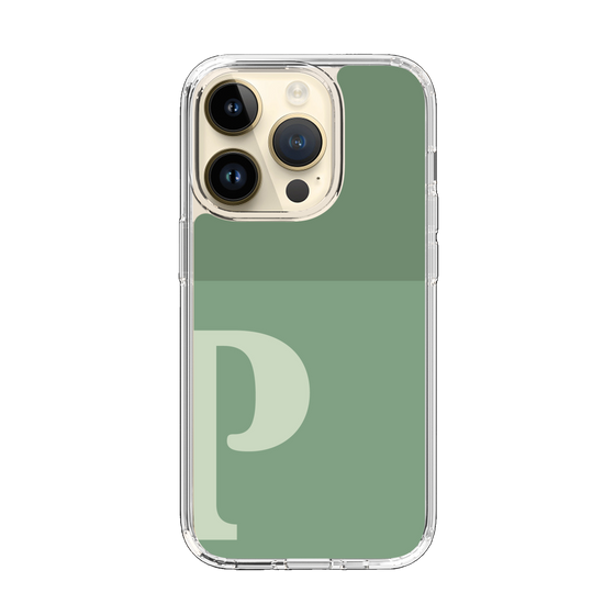 Slim Protection Case［ Original - initial two tone - P green ］