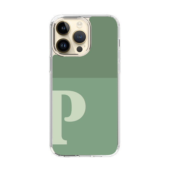 Slim Protection Case［ Original - initial two tone - P green ］