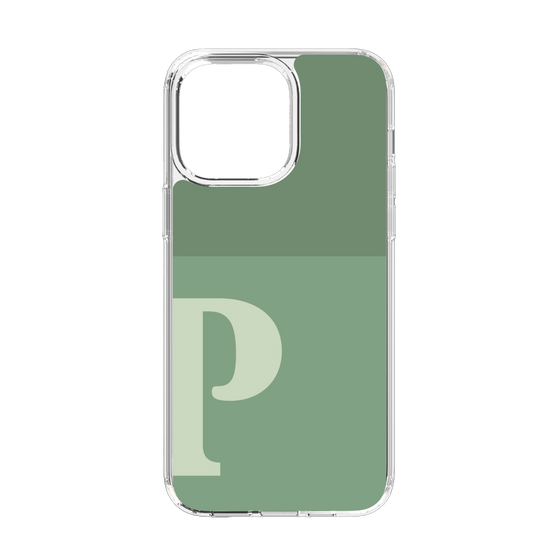 Slim Protection Case［ Original - initial two tone - P green ］