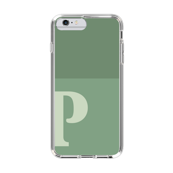 Slim Protection Case［ Original - initial two tone - P green ］