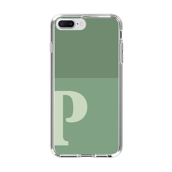 Slim Protection Case［ Original - initial two tone - P green ］
