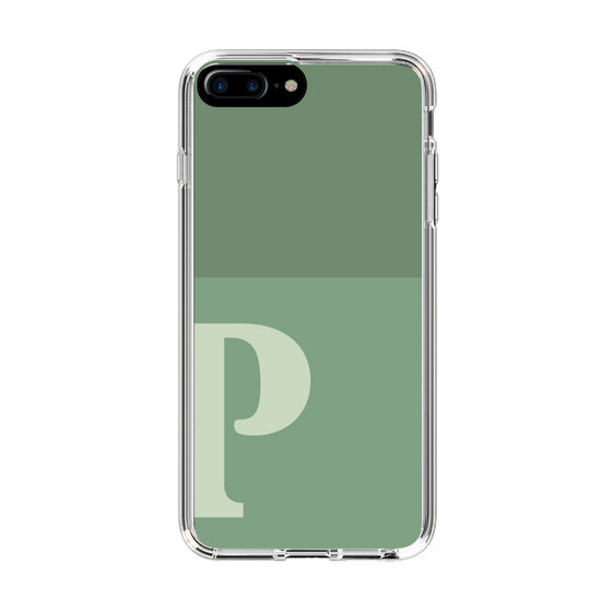 Slim Protection Case［ Original - initial two tone - P green ］