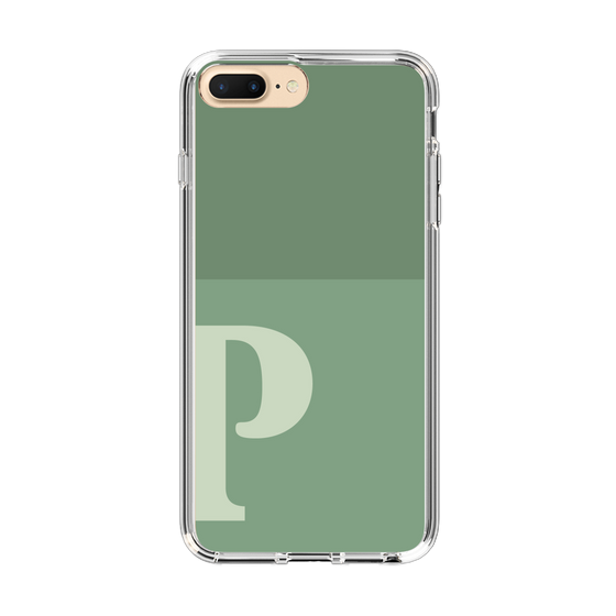 Slim Protection Case［ Original - initial two tone - P green ］