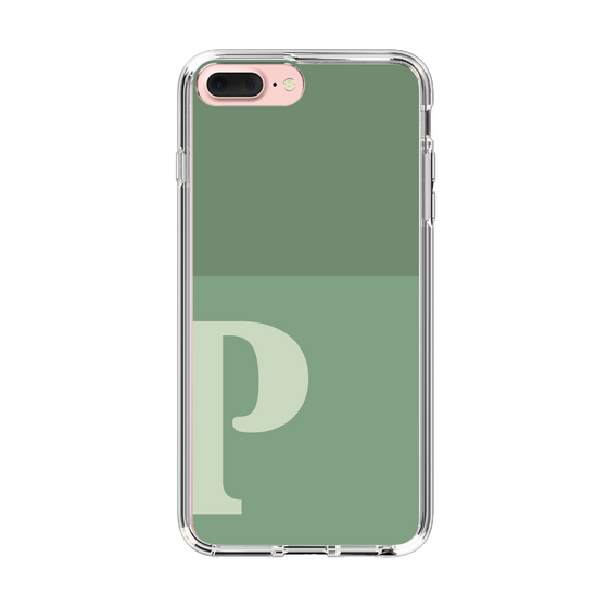 Slim Protection Case［ Original - initial two tone - P green ］