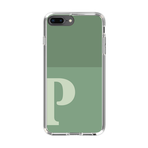 Slim Protection Case［ Original - initial two tone - P green ］