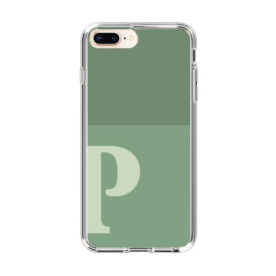 Slim Protection Case［ Original - initial two tone - P green ］