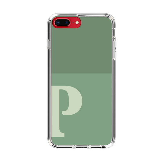 Slim Protection Case［ Original - initial two tone - P green ］
