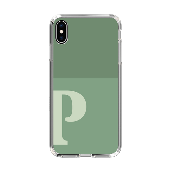 Slim Protection Case［ Original - initial two tone - P green ］