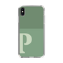 Slim Protection Case［ Original - initial two tone - P green ］