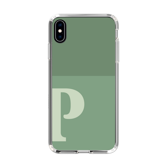 Slim Protection Case［ Original - initial two tone - P green ］
