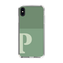 Slim Protection Case［ Original - initial two tone - P green ］