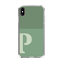 Slim Protection Case［ Original - initial two tone - P green ］