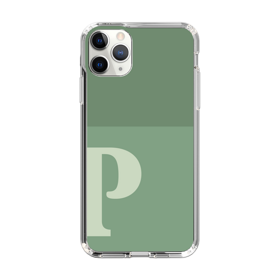 Slim Protection Case［ Original - initial two tone - P green ］