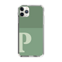 Slim Protection Case［ Original - initial two tone - P green ］