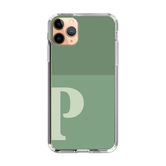 Slim Protection Case［ Original - initial two tone - P green ］
