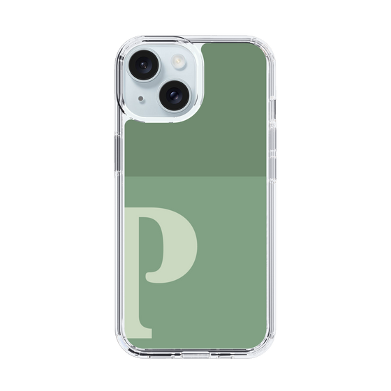 Slim Protection Case［ Original - initial two tone - P green ］