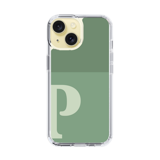 Slim Protection Case［ Original - initial two tone - P green ］
