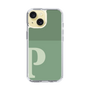Slim Protection Case［ Original - initial two tone - P green ］