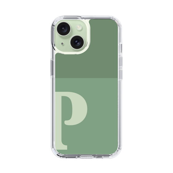 Slim Protection Case［ Original - initial two tone - P green ］