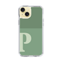 Slim Protection Case［ Original - initial two tone - P green ］