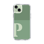 Slim Protection Case［ Original - initial two tone - P green ］