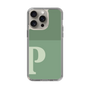 Slim Protection Case［ Original - initial two tone - P green ］