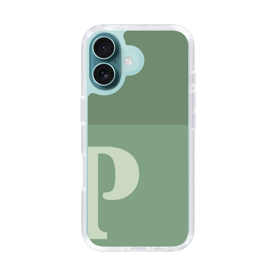 Slim Protection Case［ オリジナル - initial two tone - P green ］