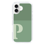 Slim Protection Case［ オリジナル - initial two tone - P green ］